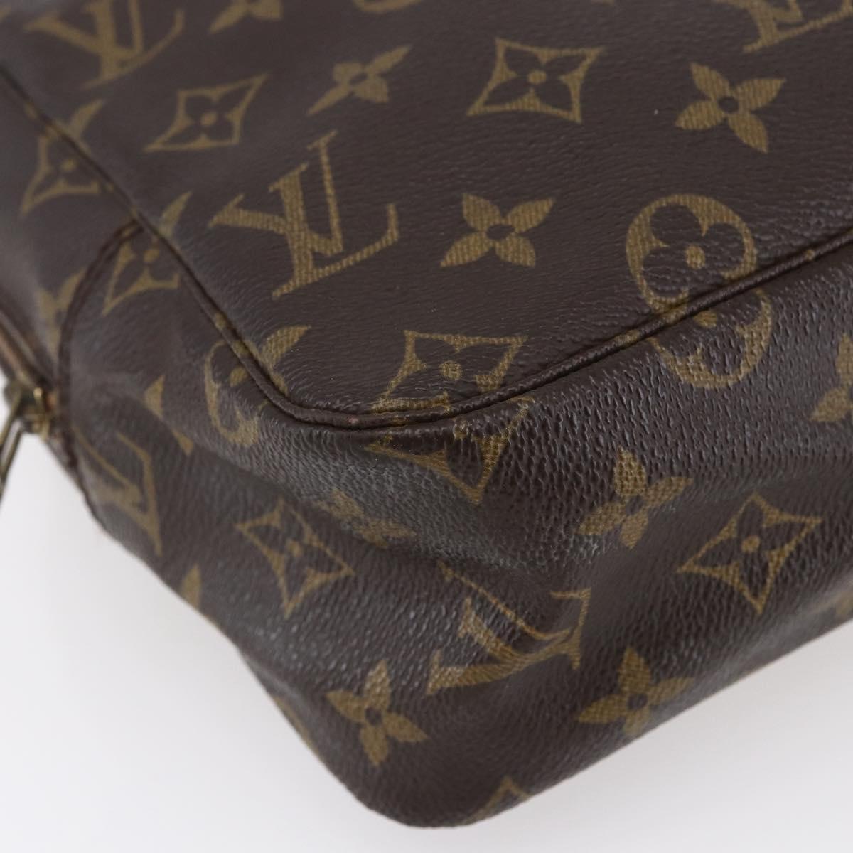 LOUIS VUITTON Monogram Trousse Toilette 28 Clutch Bag M47522 LV Auth ep11330