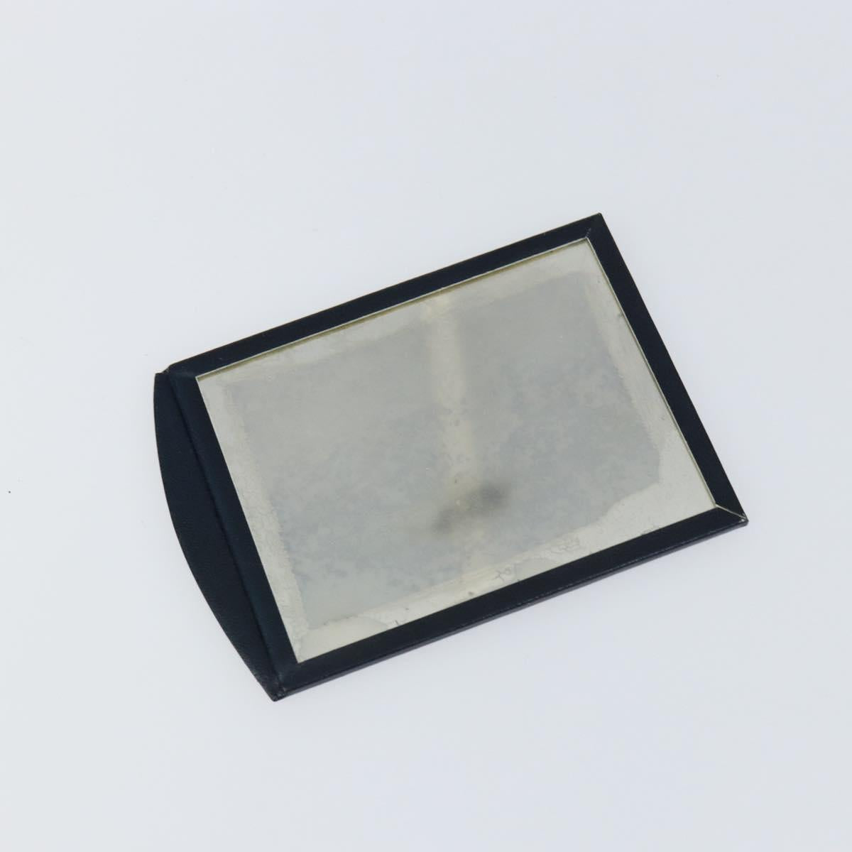 GUCCI Shoulder Bag Leather Navy Gold Auth ep11344