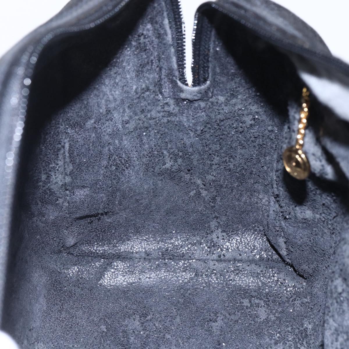 GUCCI GG Canvas Boston Bag 2way Black Gold Auth ep11361