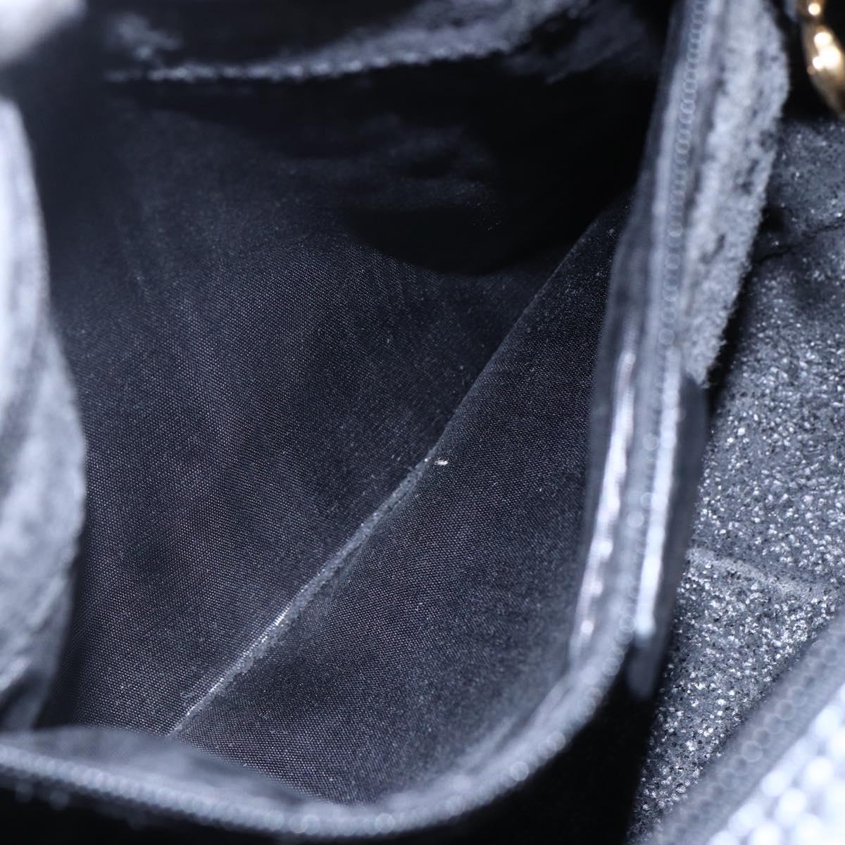 GUCCI GG Canvas Boston Bag 2way Black Gold Auth ep11361