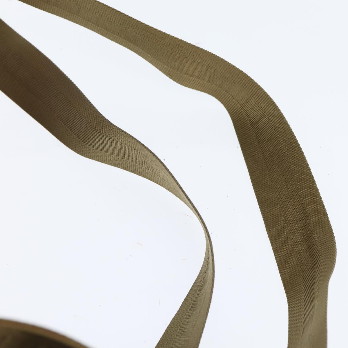 CELINE Macadam Canvas Backpack PVC Leather Brown Gold Auth ep11363