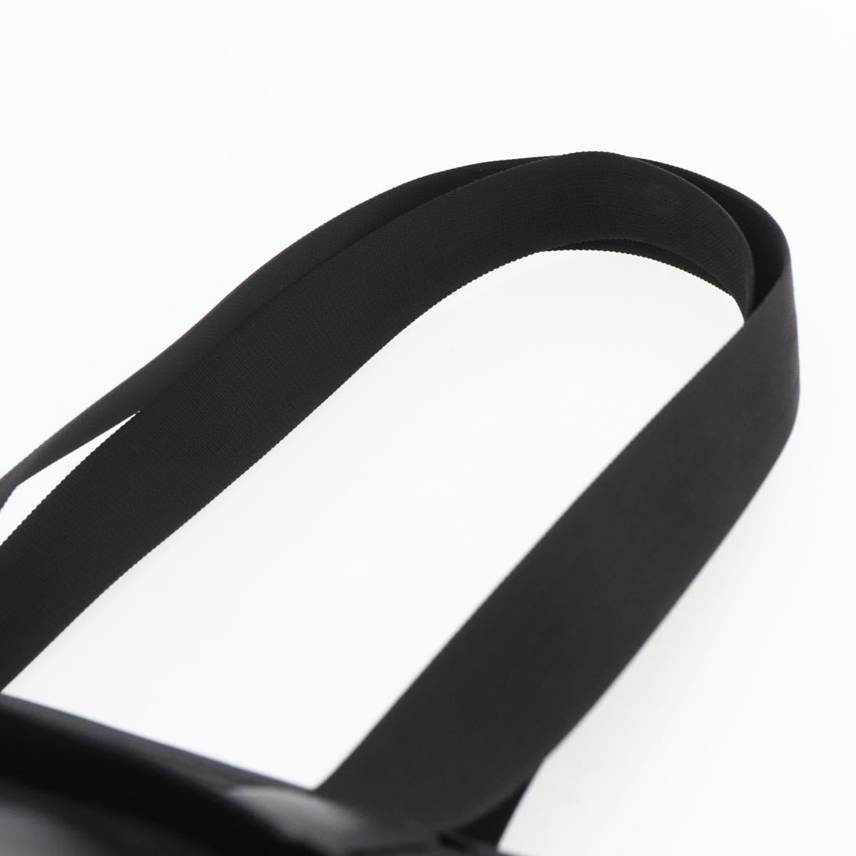 GUCCI GG Canvas Tote Bag Black Silver Auth ep11371