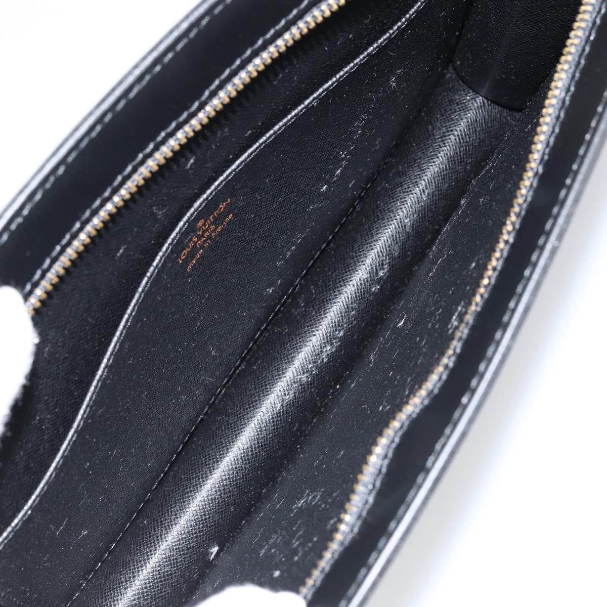 LOUIS VUITTON Epi Pochette Homme Clutch Bag Black Noir M52522 LV Auth ep11385