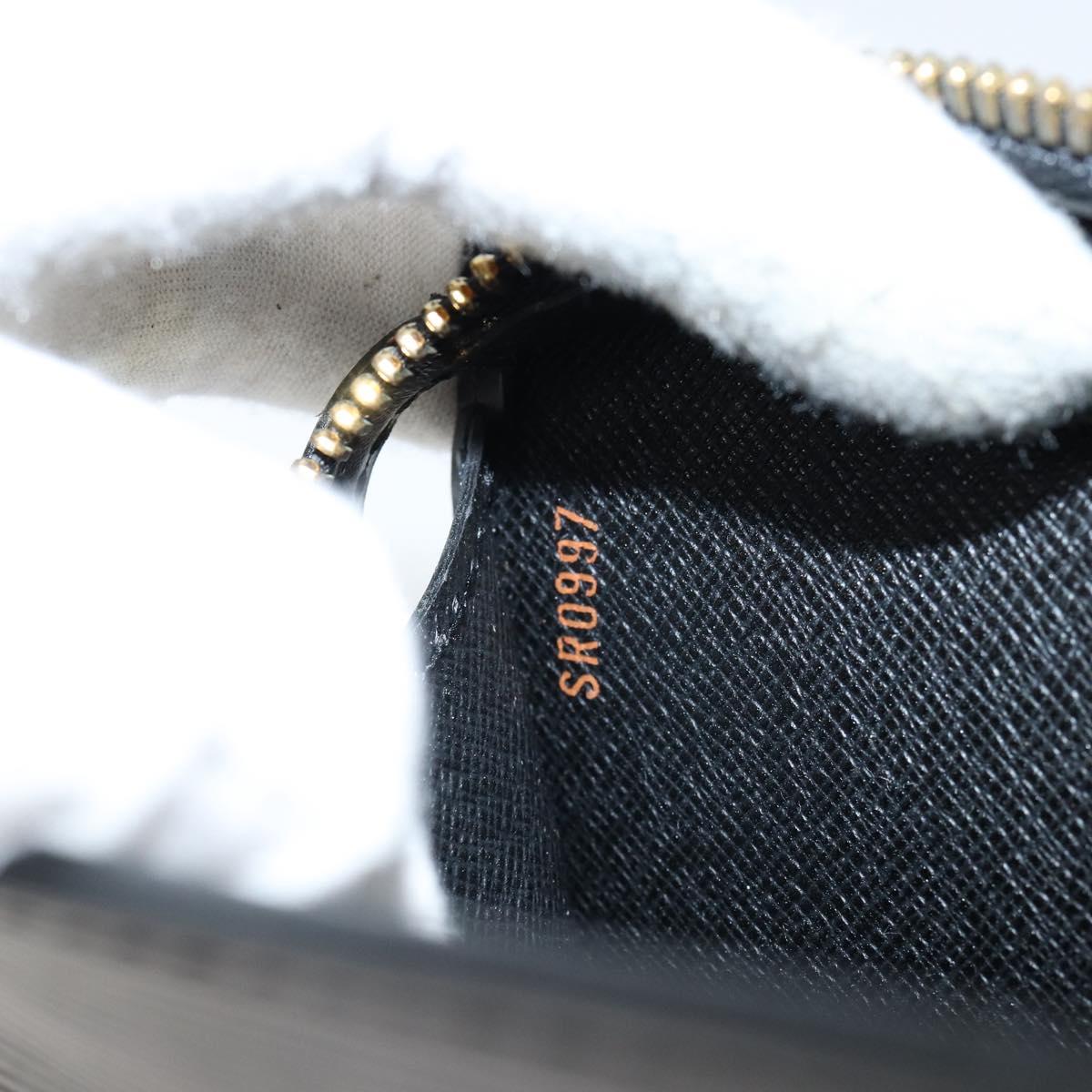 LOUIS VUITTON Epi Pochette Homme Clutch Bag Black Noir M52522 LV Auth ep11385