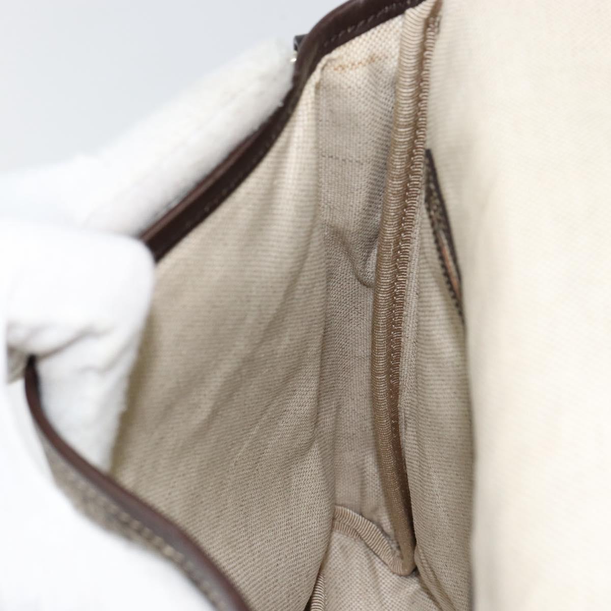 GUCCI GG Supreme Shoulder Bag PVC Leather Beige 223666 Auth ep11388