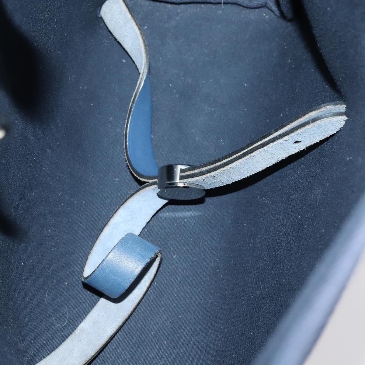 HERMES Herbag Backpack Canvas 2way Navy Auth ep11406