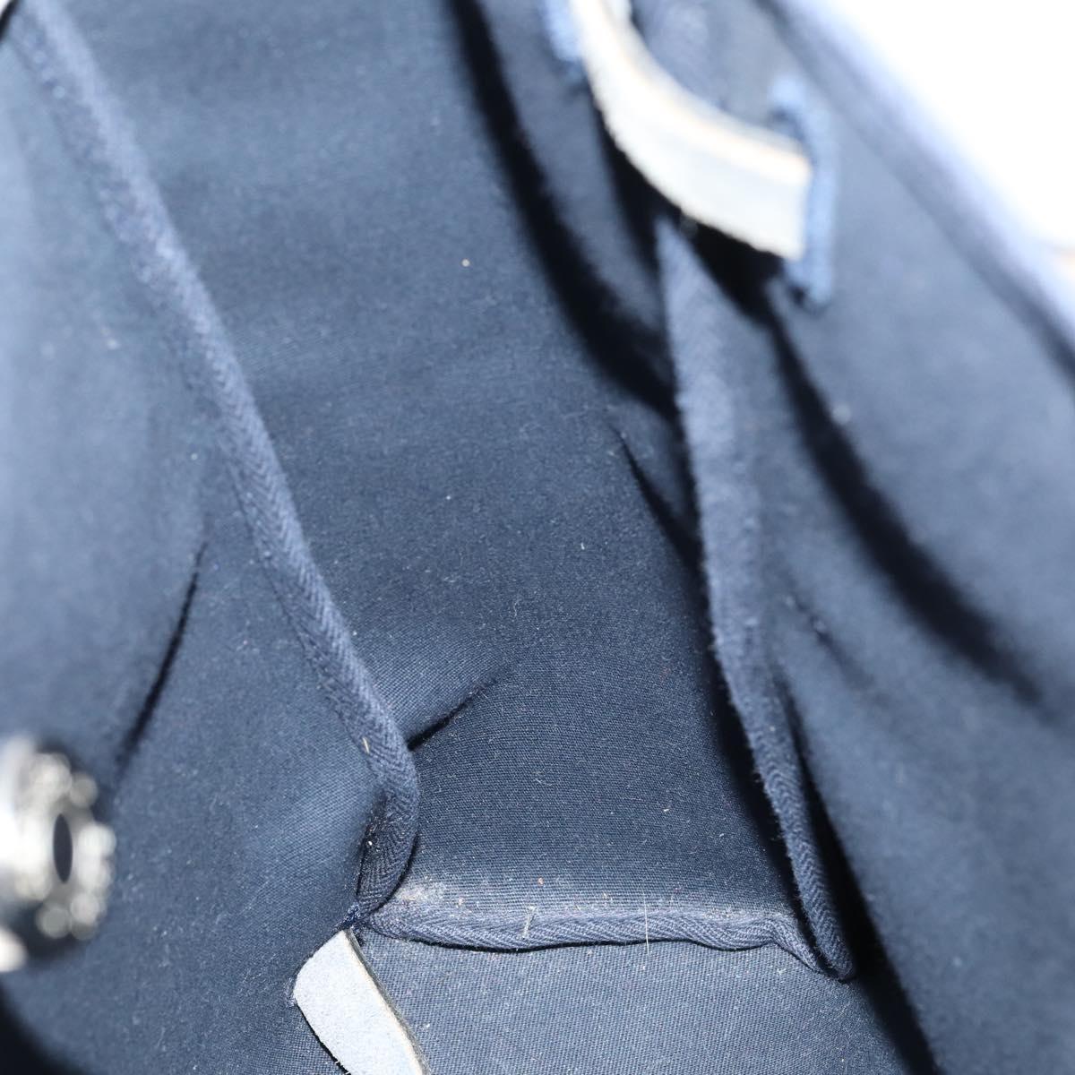 HERMES Herbag Backpack Canvas 2way Navy Auth ep11406