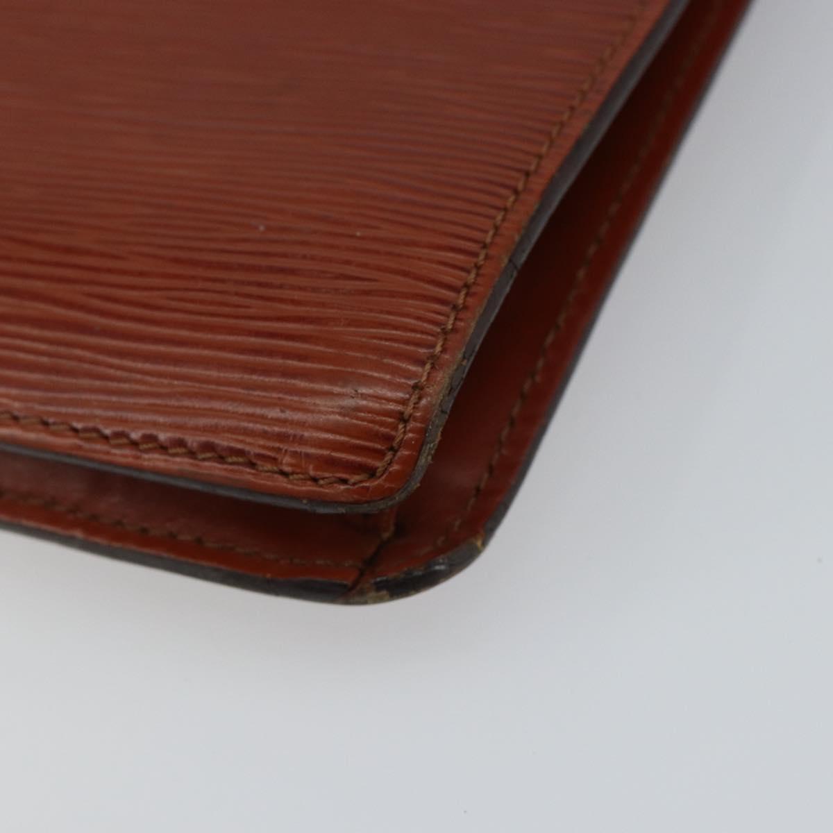 LOUIS VUITTON Epi Monceau 28 Hand Bag Brown M52123 LV Auth ep11411