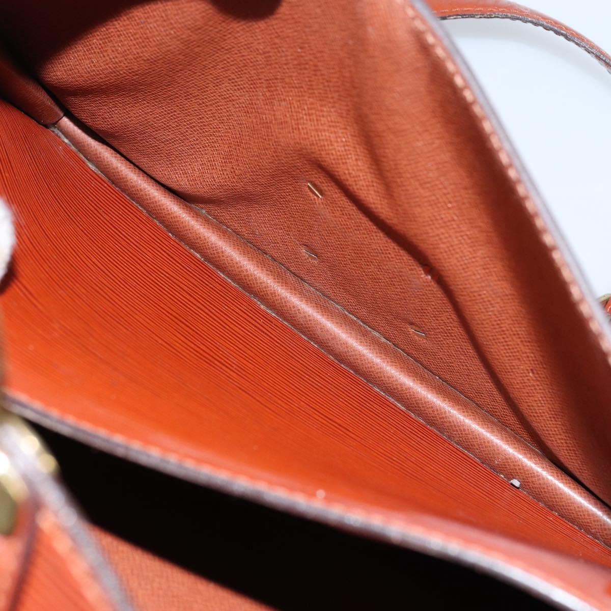 LOUIS VUITTON Epi Monceau 28 Hand Bag Brown M52123 LV Auth ep11411