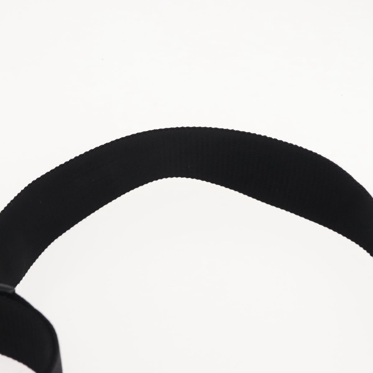 PRADA Hand Bag Nylon 2way Black Gray Auth ep11418