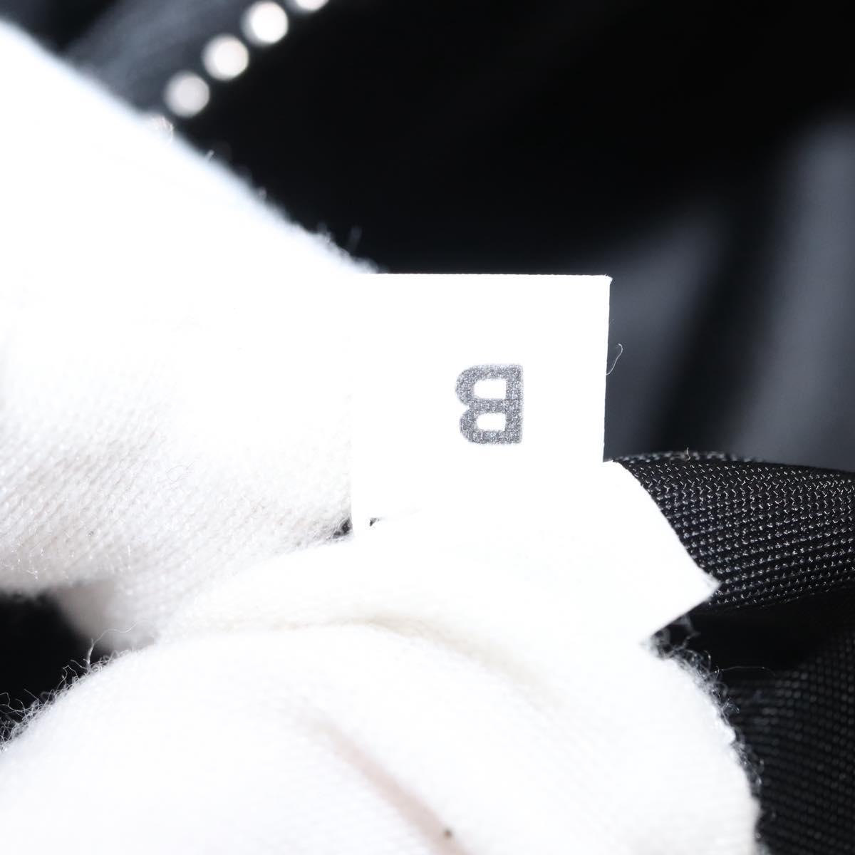 PRADA Hand Bag Nylon 2way Black Gray Auth ep11418