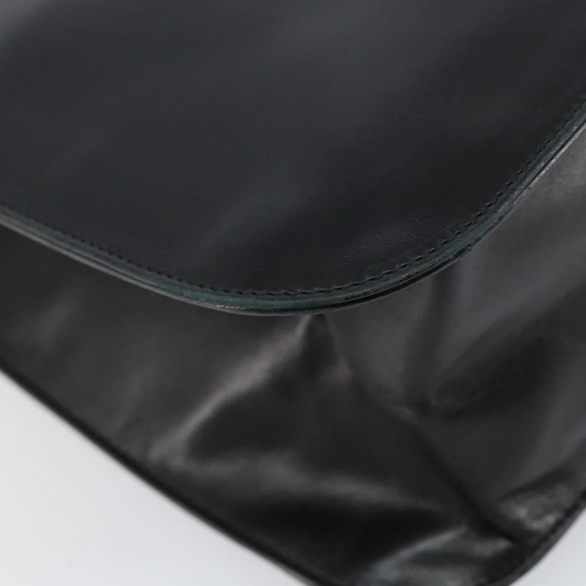 GUCCI Shoulder Bag Leather Black 001 3167 Auth ep11421