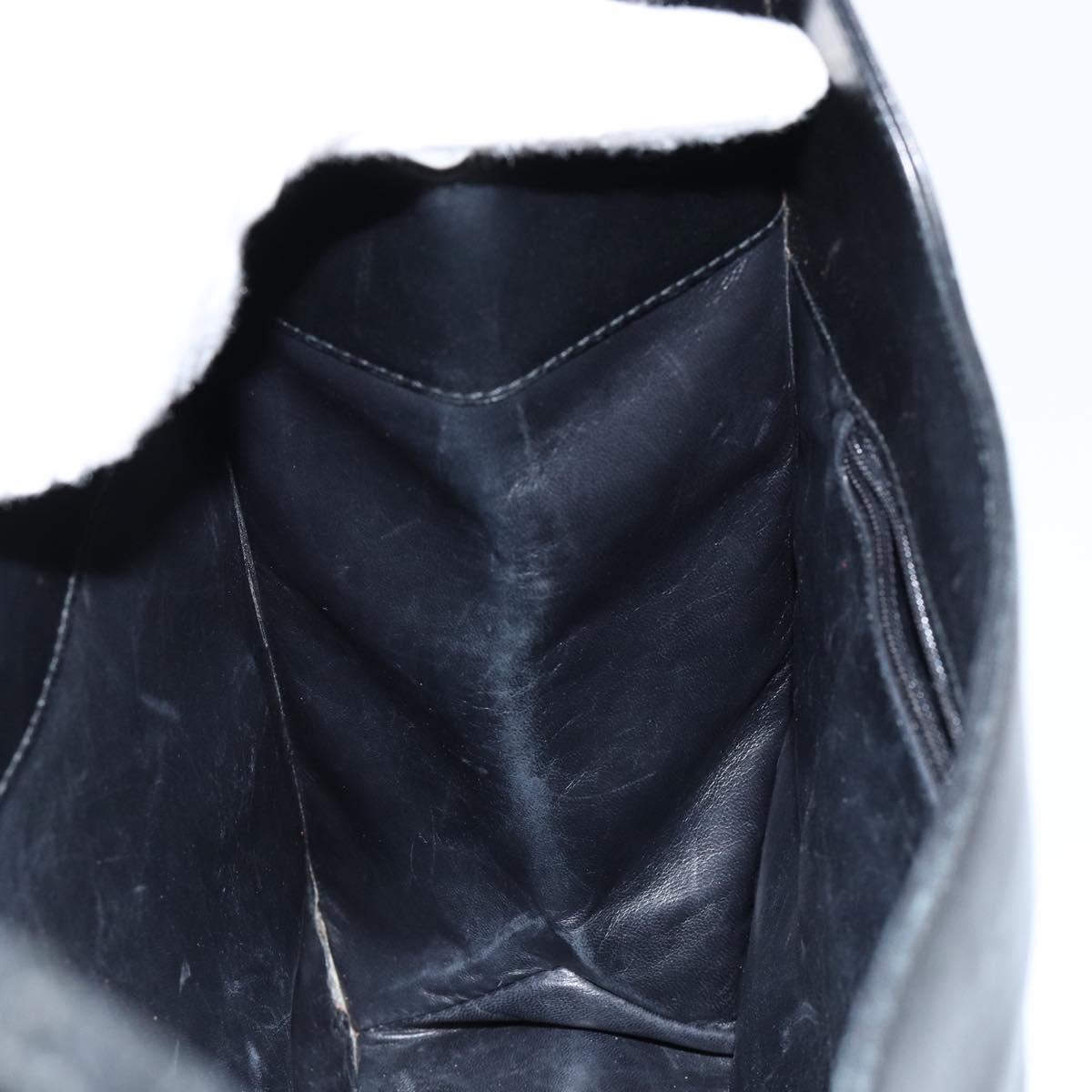 GUCCI Shoulder Bag Leather Black 001 3167 Auth ep11421