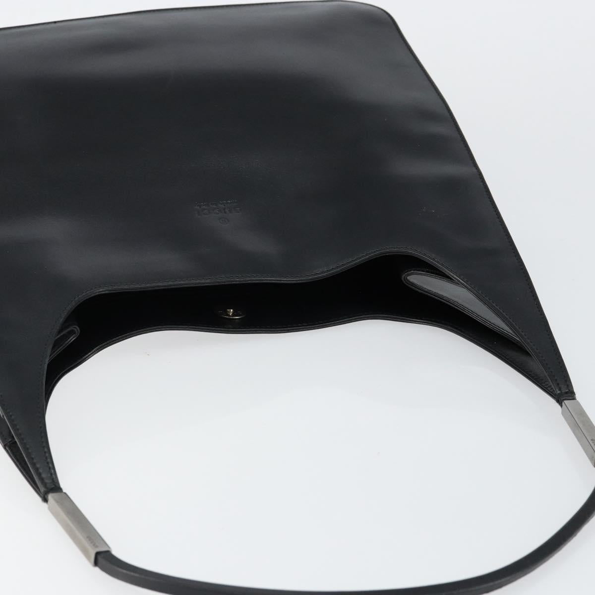 GUCCI Shoulder Bag Leather Black 001 3167 Auth ep11421