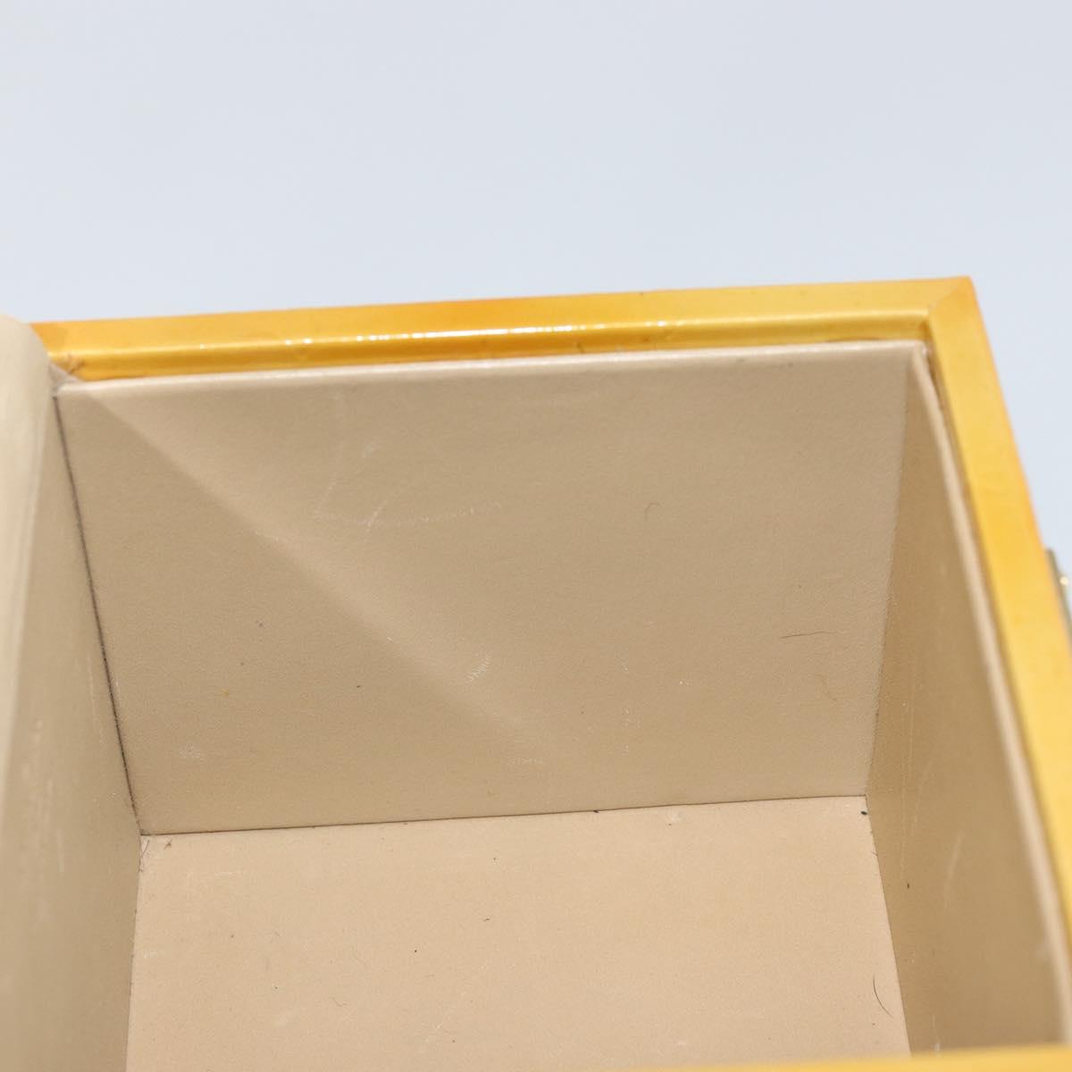 LOUIS VUITTON Monogram Vernis Bleecker Cosmetic Pouch Beige M91002 Auth ep11427