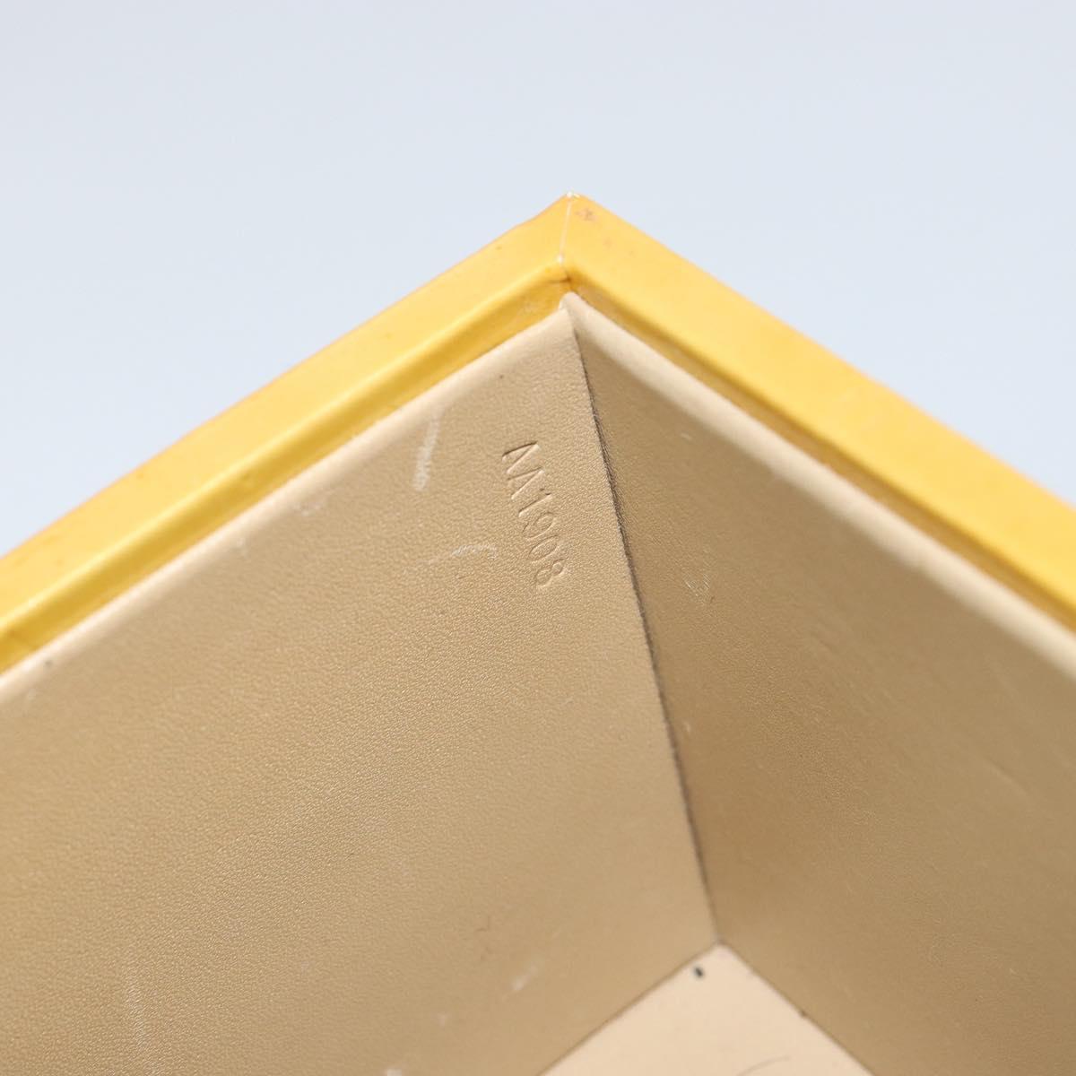 LOUIS VUITTON Monogram Vernis Bleecker Cosmetic Pouch Beige M91002 Auth ep11427