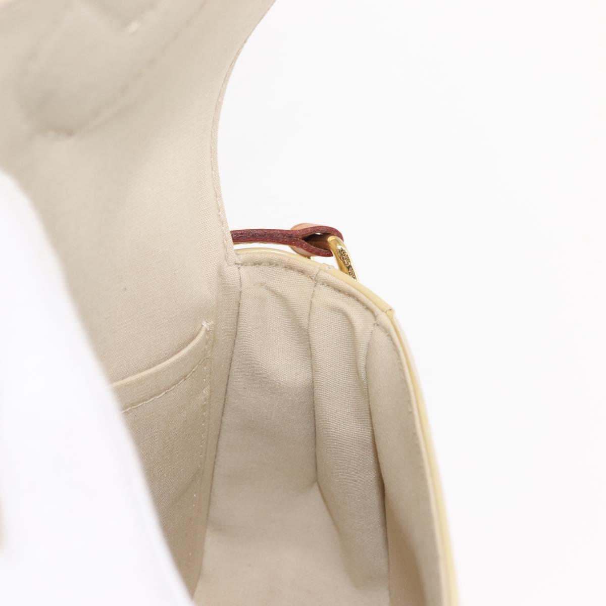 LOUIS VUITTON Monogram Vernis Bell Flower PM Bag Broncorail M91731 Auth ep11434