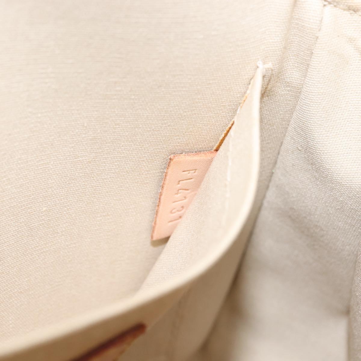 LOUIS VUITTON Monogram Vernis Bell Flower PM Bag Broncorail M91731 Auth ep11434