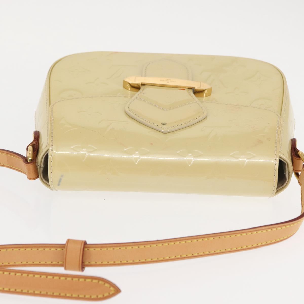 LOUIS VUITTON Monogram Vernis Bell Flower PM Bag Broncorail M91731 Auth ep11434