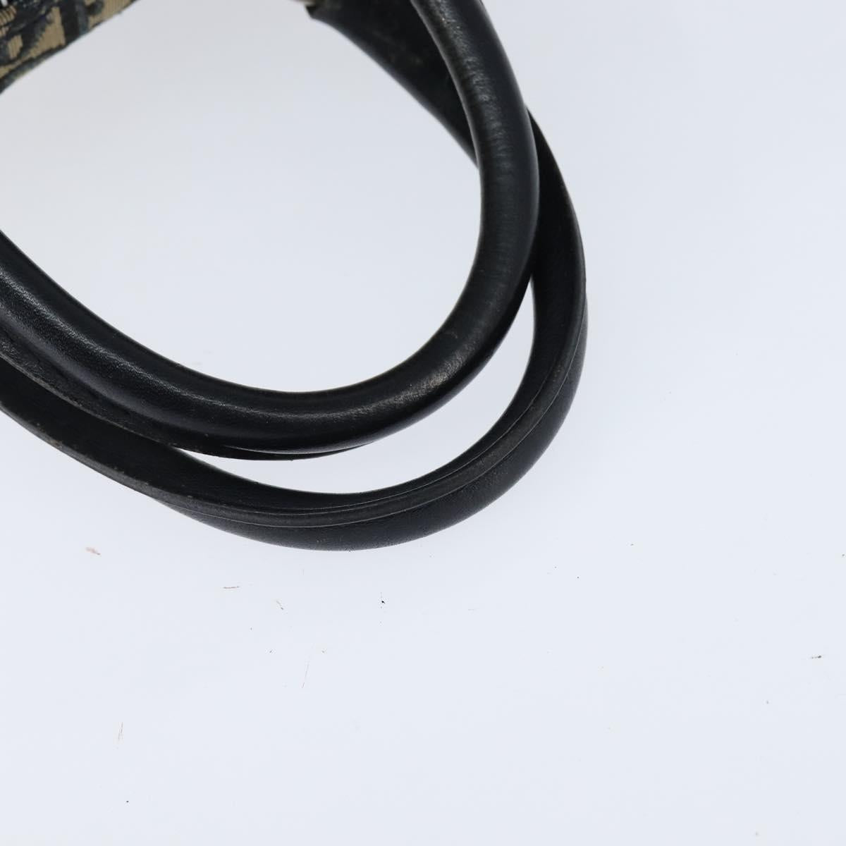 Christian Dior Trotter Canvas Boston Bag Navy Auth ep11436