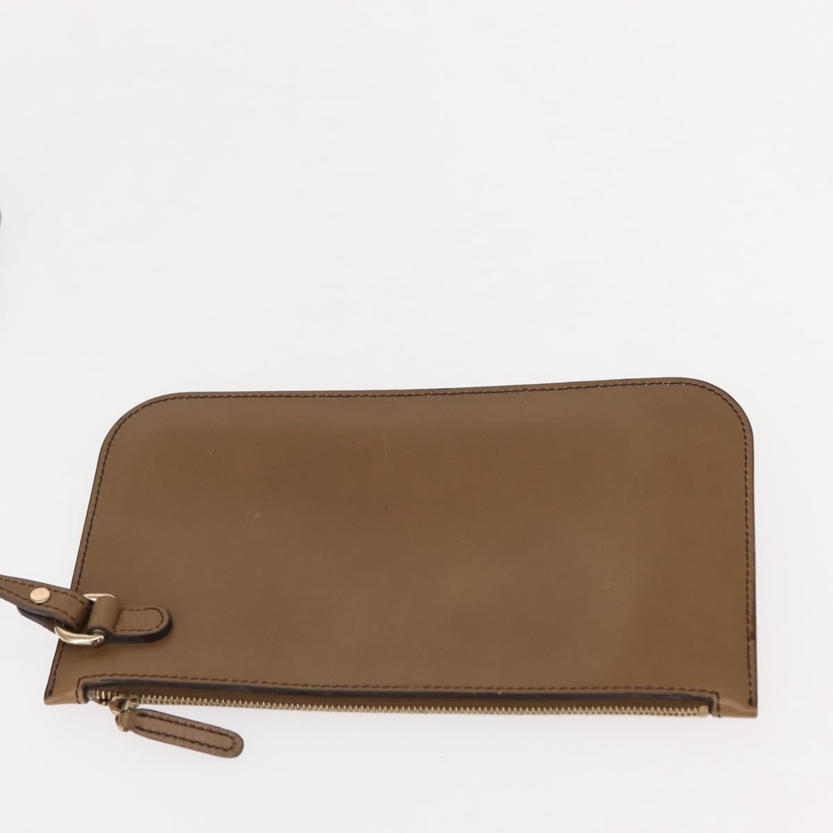 GUCCI GG Canvas Tote Bag Beige Gold 247209 Auth ep11467