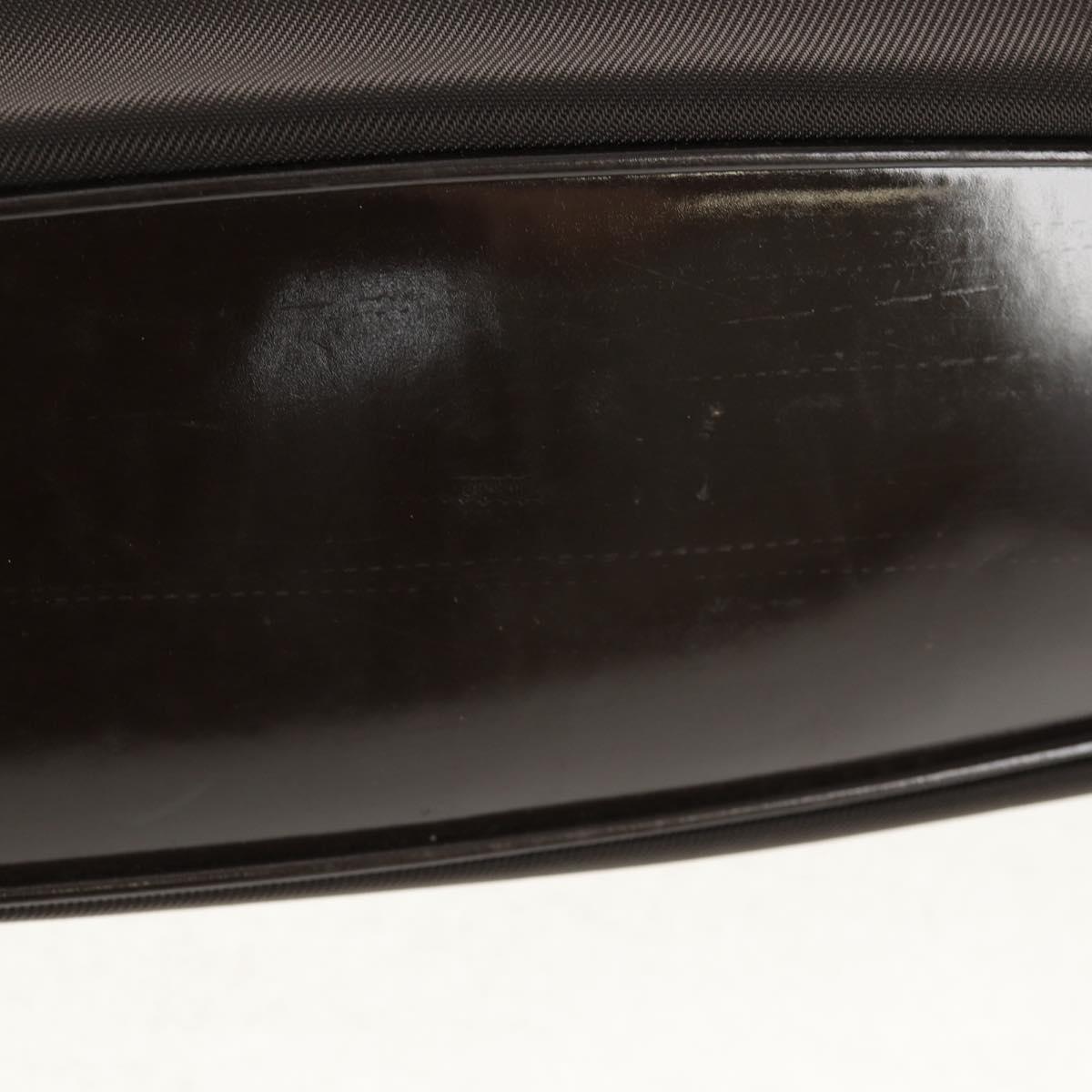 GUCCI Bamboo Hand Bag Nylon 2way Brown Silver 001 1577 Auth ep11538