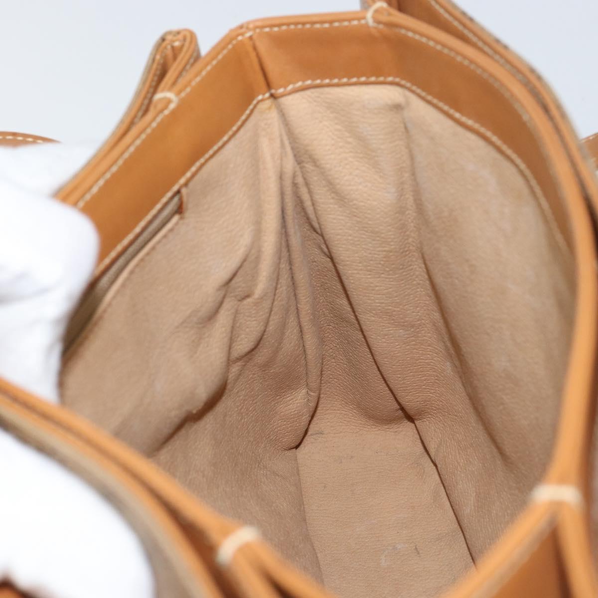 GUCCI Micro GG Supreme Shoulder Bag PVC Beige Gold 000 46 4857 Auth ep11557