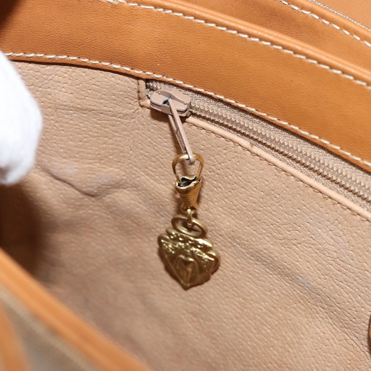 GUCCI Micro GG Supreme Shoulder Bag PVC Beige Gold 000 46 4857 Auth ep11557