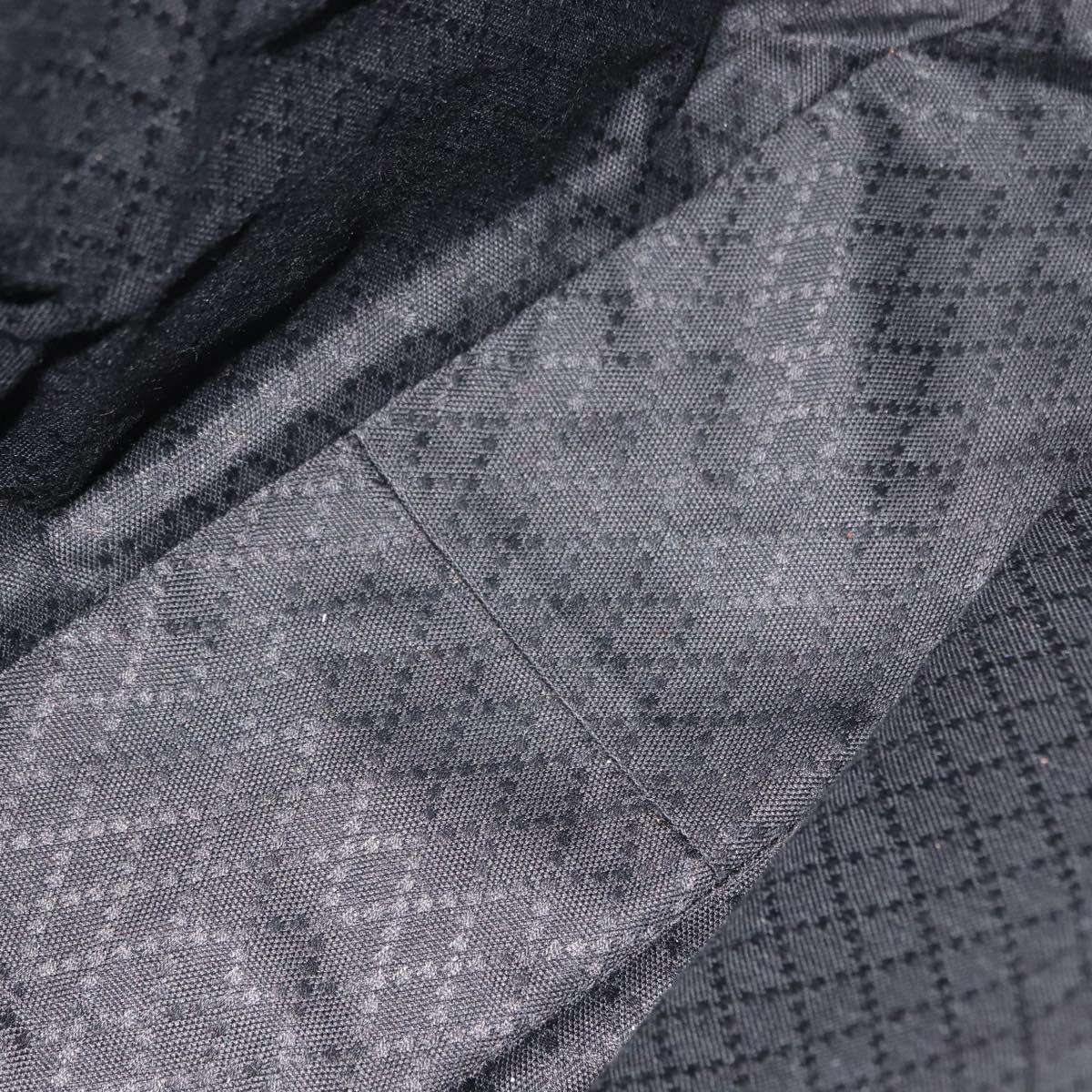 GUCCI Bamboo Hand Bag Nylon Black Silver 001 1577 3754 Auth ep11573