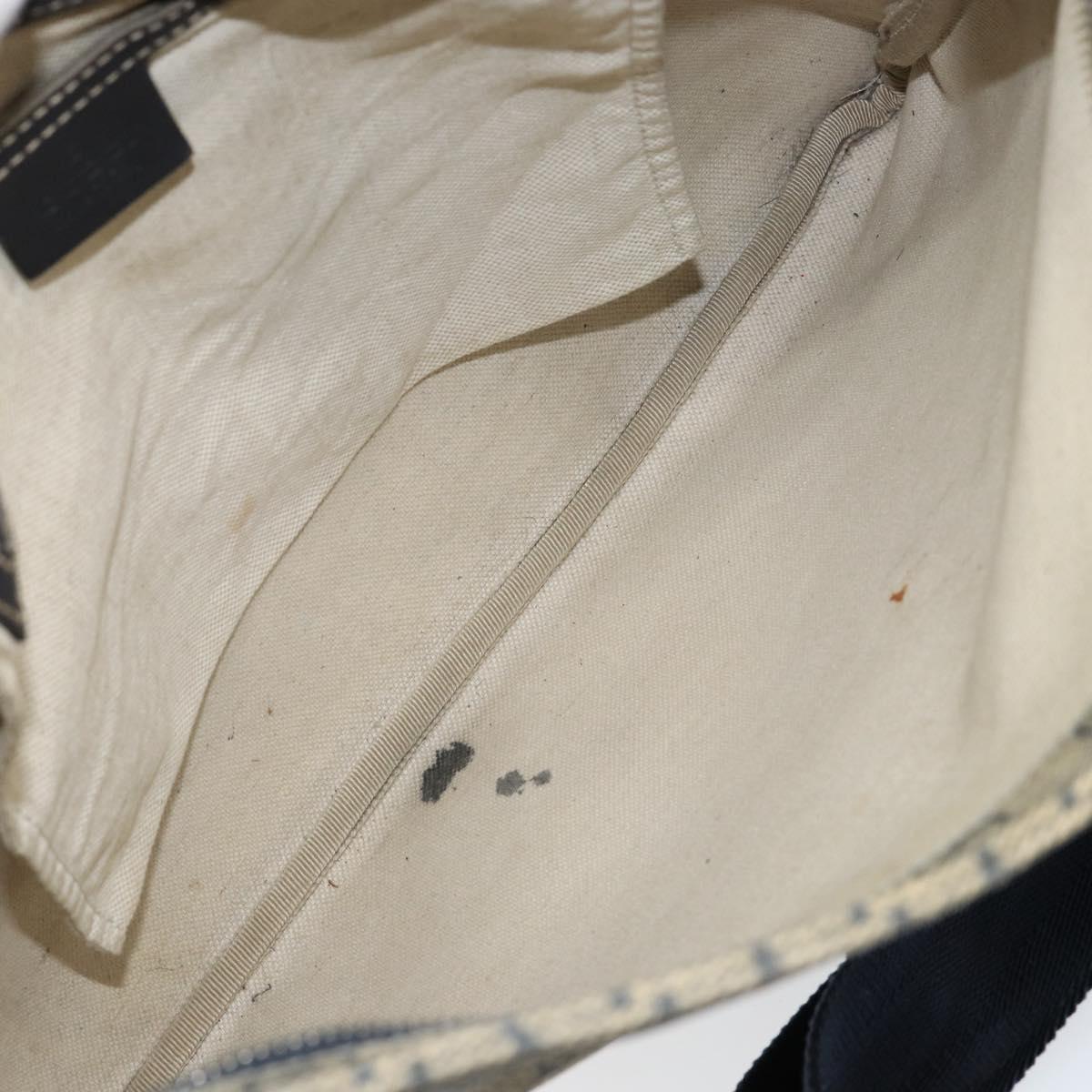 GUCCI GG Supreme Shoulder Bag PVC Navy 201446 Auth ep11575