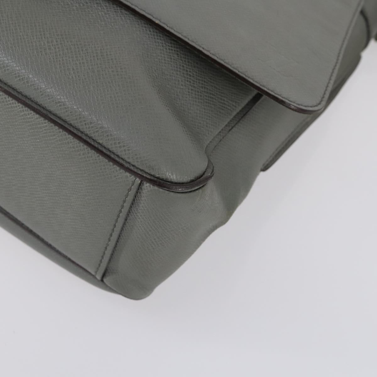 LOUIS VUITTON Taiga Roman MM Shoulder Bag Gray Gracie M32623 LV Auth ep11576