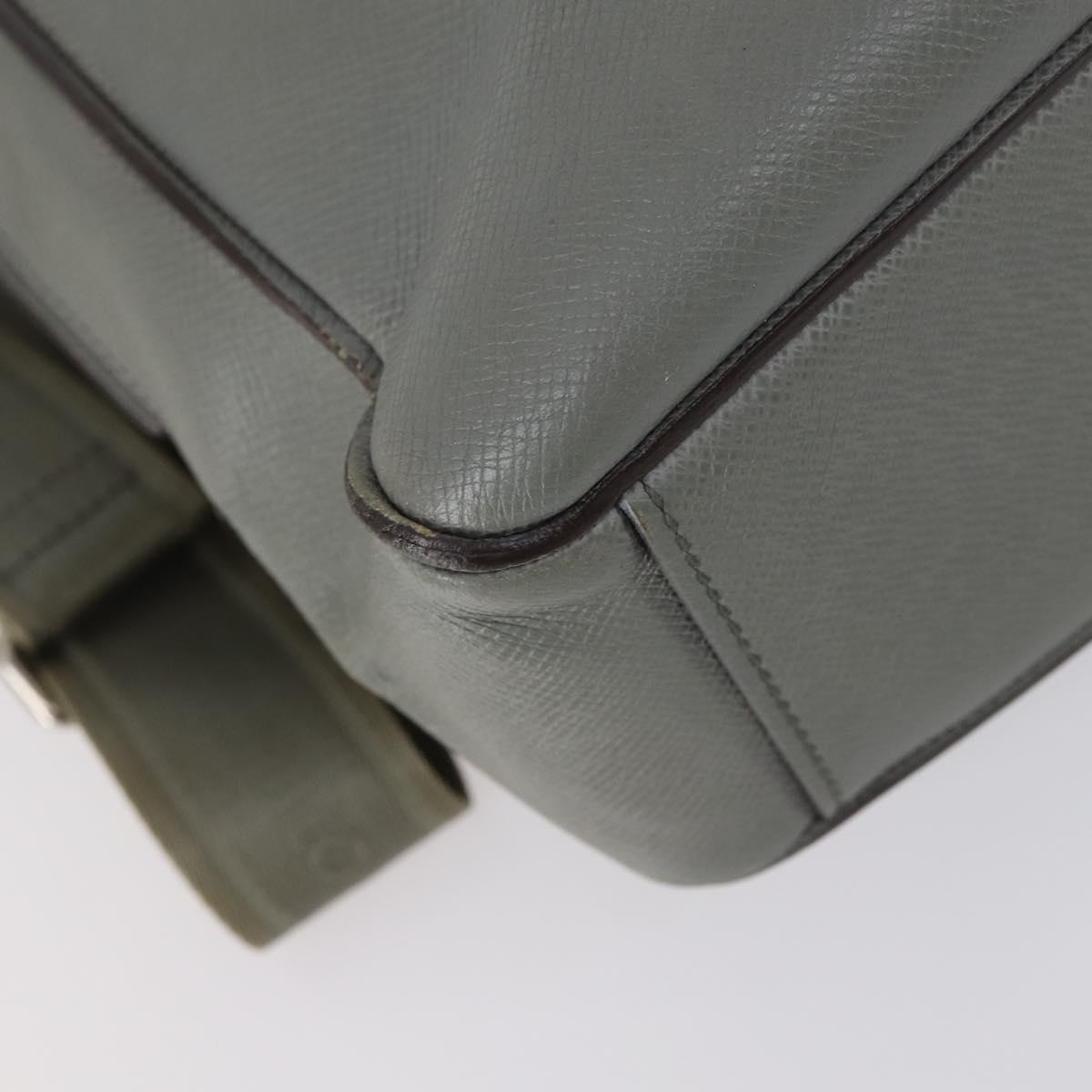 LOUIS VUITTON Taiga Roman MM Shoulder Bag Gray Gracie M32623 LV Auth ep11576