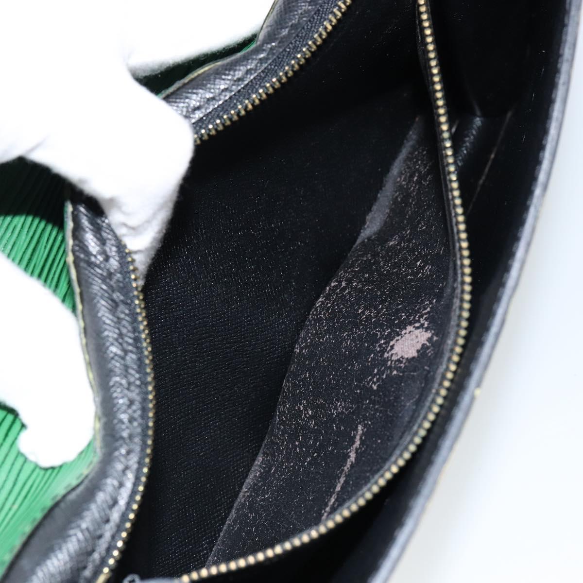 LOUIS VUITTON Epi Montaigne 27 Clutch Bag Green M52654 LV Auth ep11589