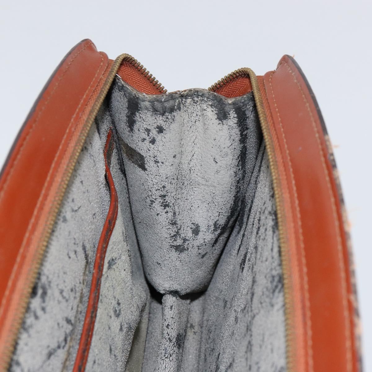 LOUIS VUITTON Epi Trousse Crete Pouch Brown M48403 LV Auth ep11597