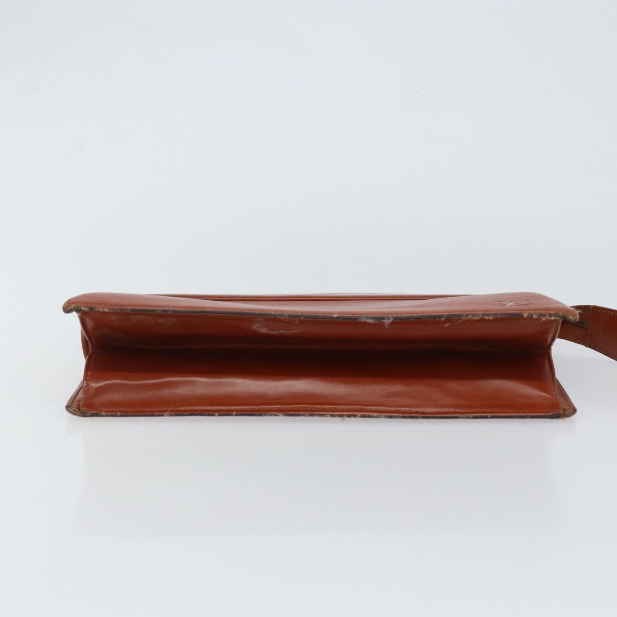 LOUIS VUITTON Epi Trousse Crete Pouch Brown M48403 LV Auth ep11597