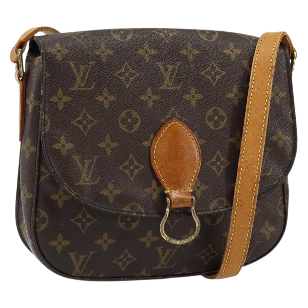 LOUIS VUITTON Monogram Saint Cloud GM Shoulder Bag M51242 LV Auth ep11602