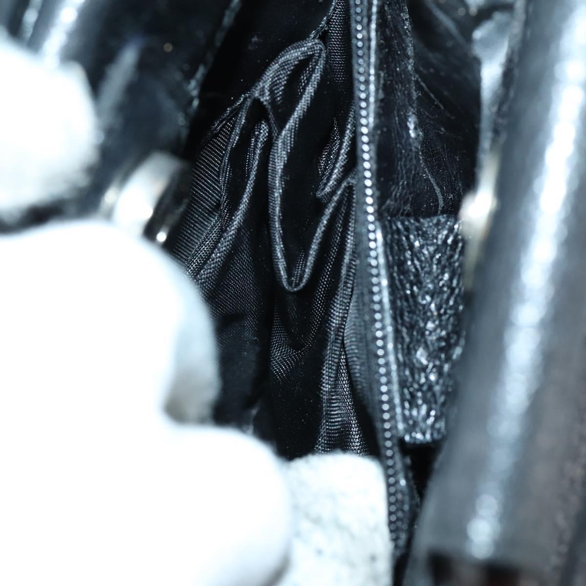 GUCCI Hand Bag Leather 2way Black 000 2058 0308 6 Auth ep11608