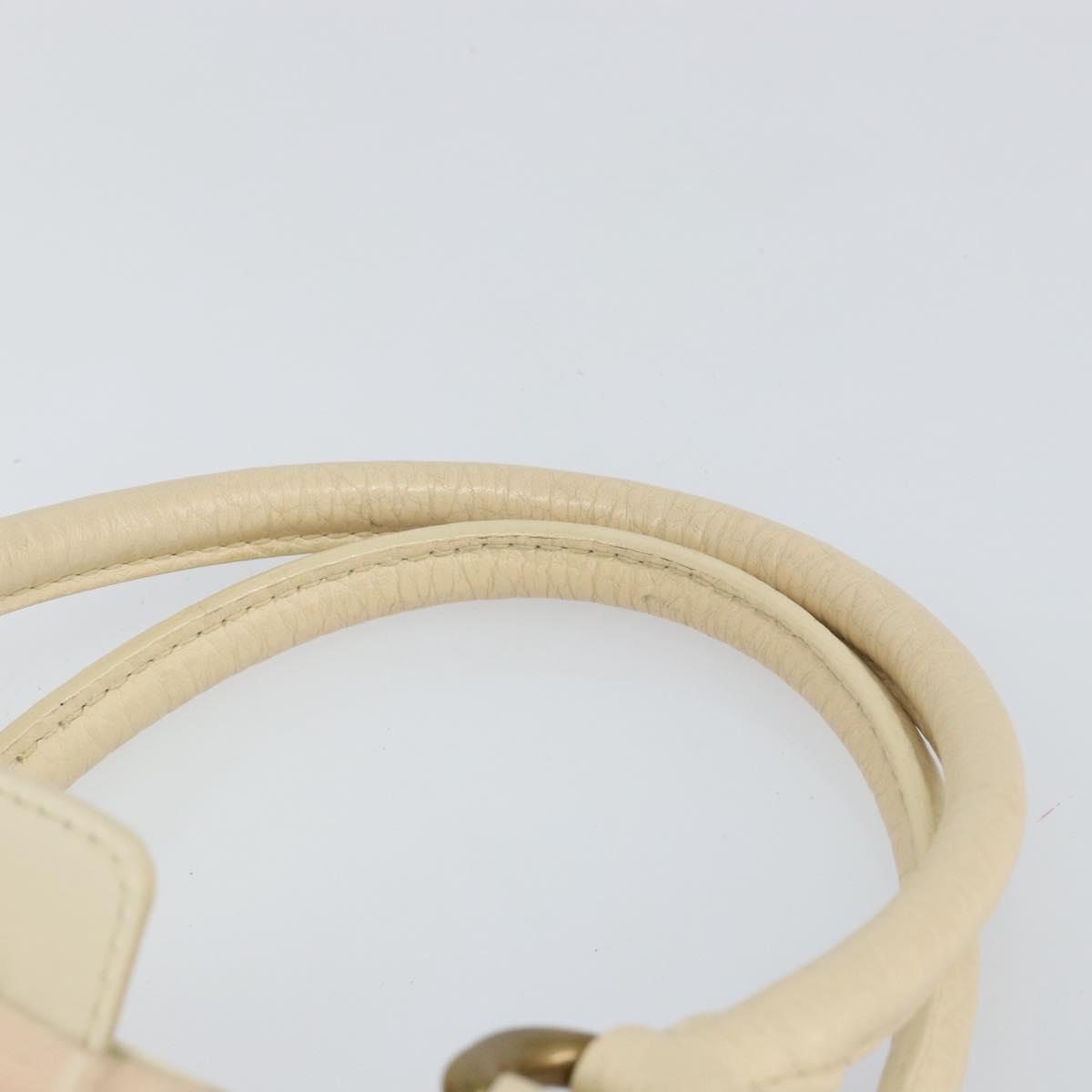 LOUIS VUITTON Monogram Mini Lin Trapeze GM Hand Bag Rose M40064 LV Auth ep11620