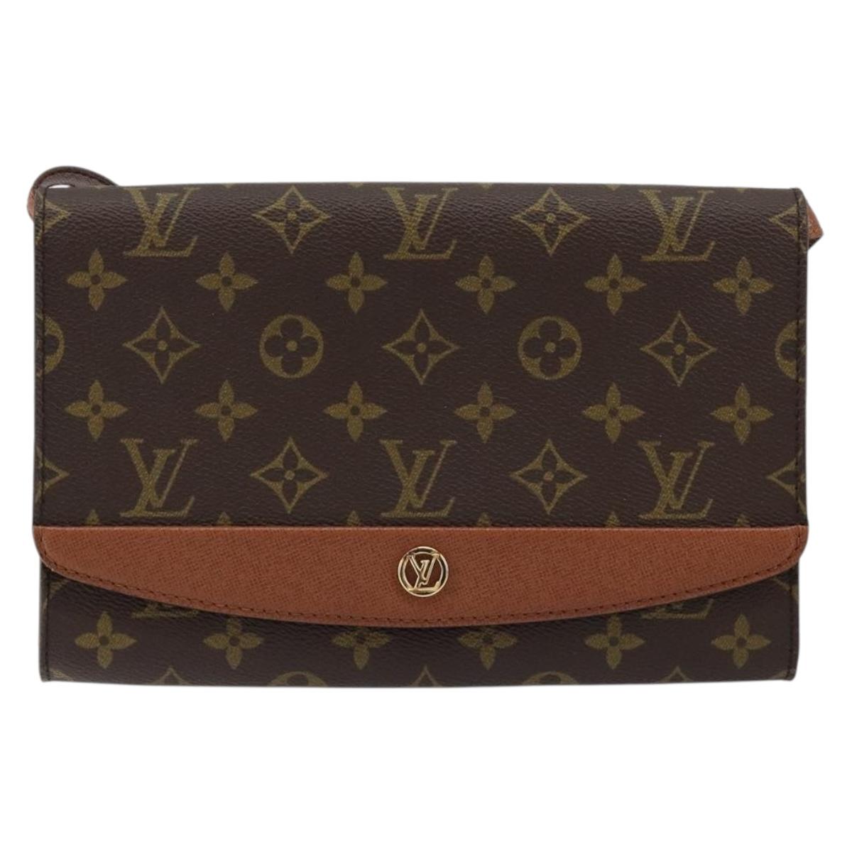 LOUIS VUITTON Monogram Bordeaux 24 Shoulder Bag M51798 LV Auth ep11698