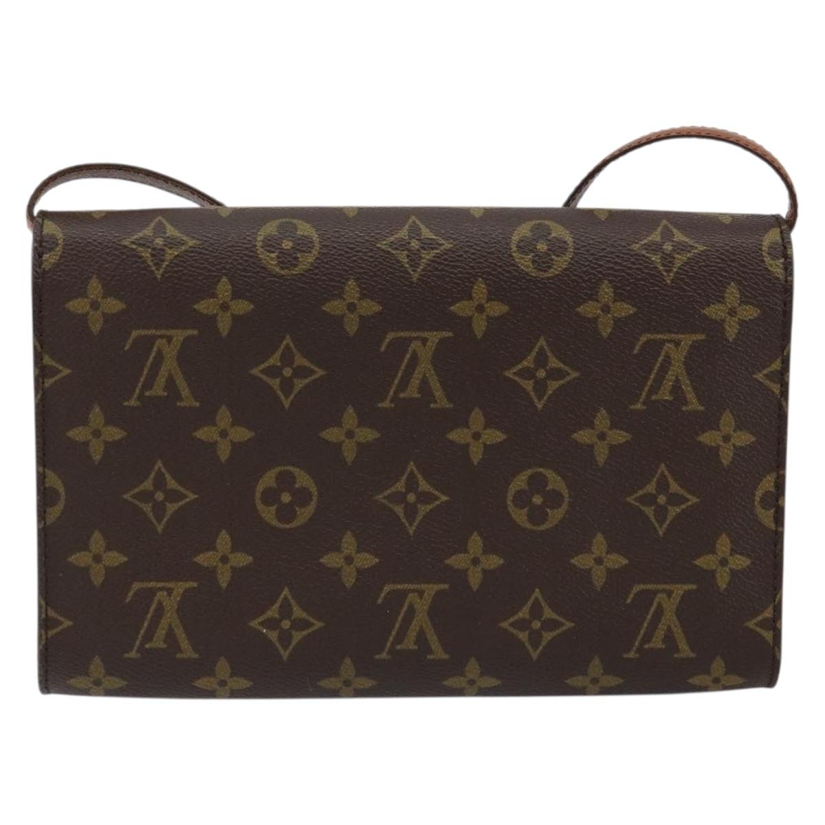 LOUIS VUITTON Monogram Bordeaux 24 Shoulder Bag M51798 LV Auth ep11698