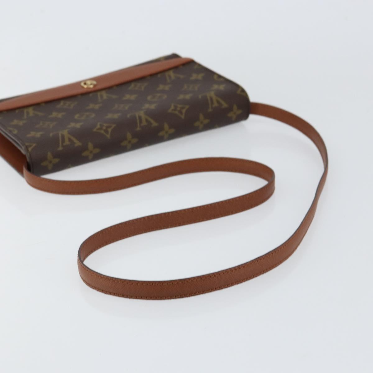 LOUIS VUITTON Monogram Bordeaux 24 Shoulder Bag M51798 LV Auth ep11698
