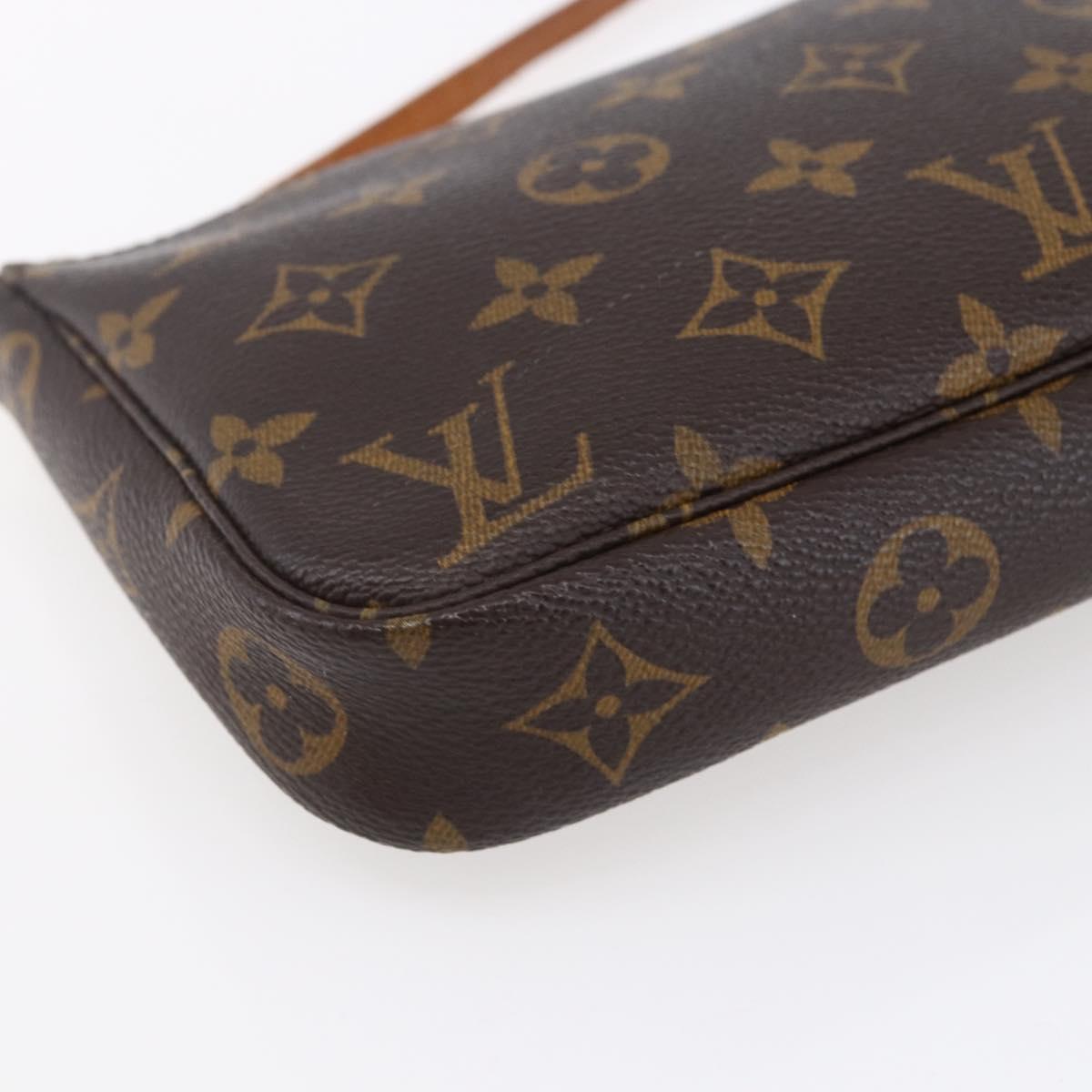 LOUIS VUITTON Monogram Pochette Accessoires Pouch M51980 LV Auth ep11703