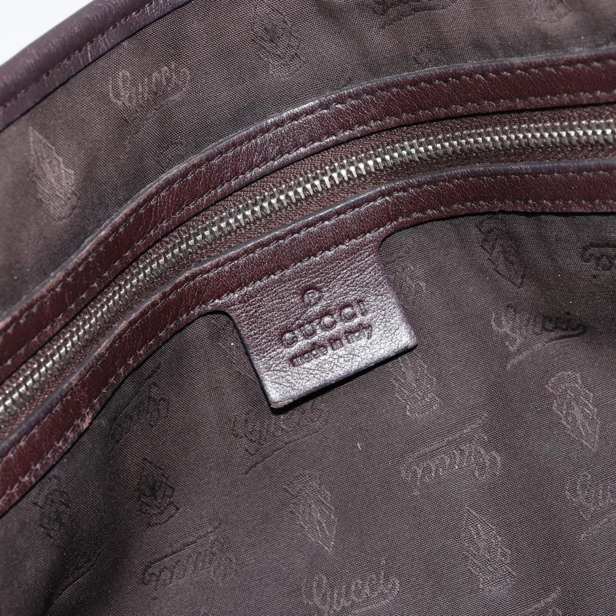 GUCCI GG Canvas Guccissima Miss GG Tote Bag Brown Gold 232957 Auth ep11705