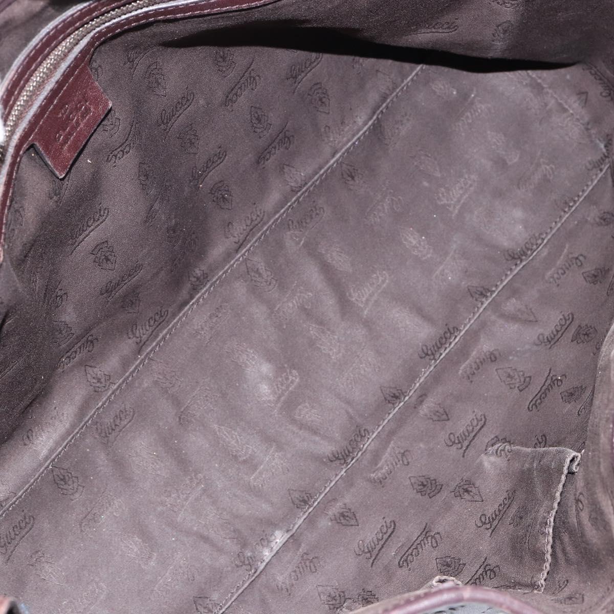 GUCCI GG Canvas Guccissima Miss GG Tote Bag Brown Gold 232957 Auth ep11705