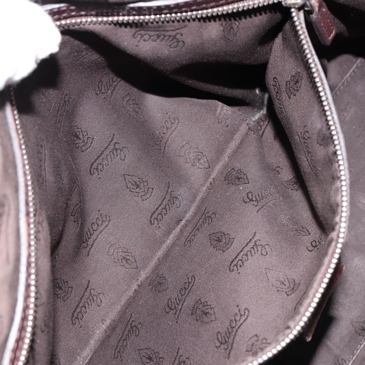 GUCCI GG Canvas Guccissima Miss GG Tote Bag Brown Gold 232957 Auth ep11705