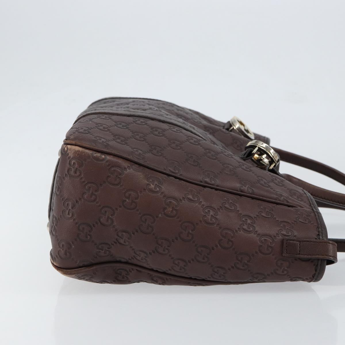 GUCCI GG Canvas Guccissima Miss GG Tote Bag Brown Gold 232957 Auth ep11705