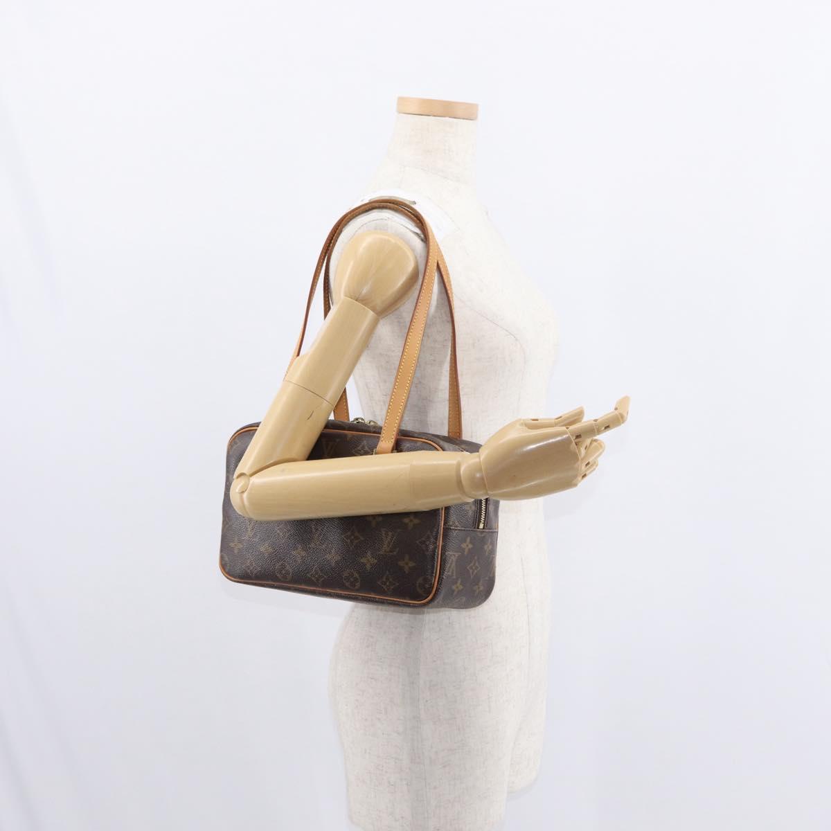 LOUIS VUITTON Monogram Cite MM Hand Bag M51182 LV Auth ep11712A