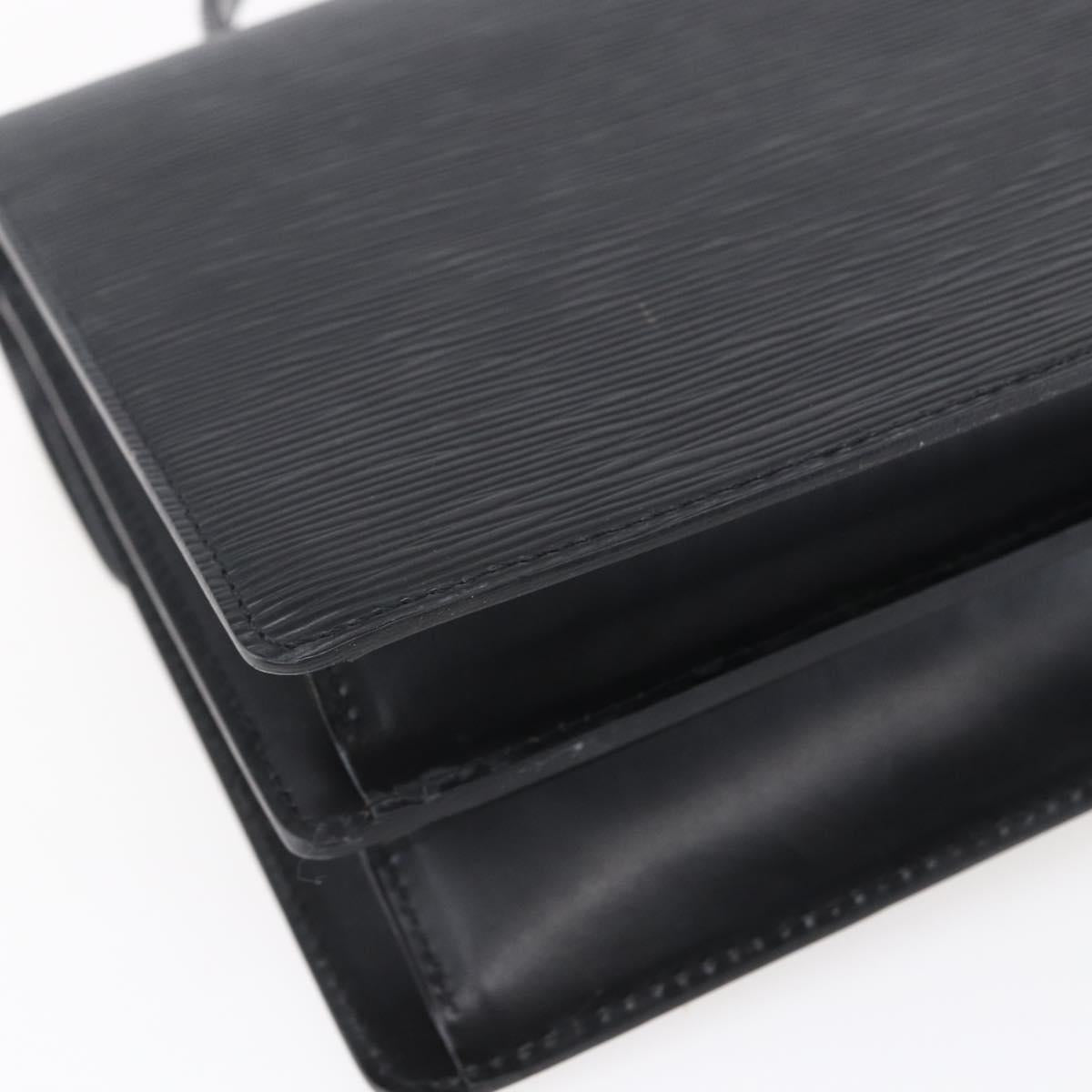 LOUIS VUITTON Epi Concorde Hand Bag Black M52132 LV Auth ep11722