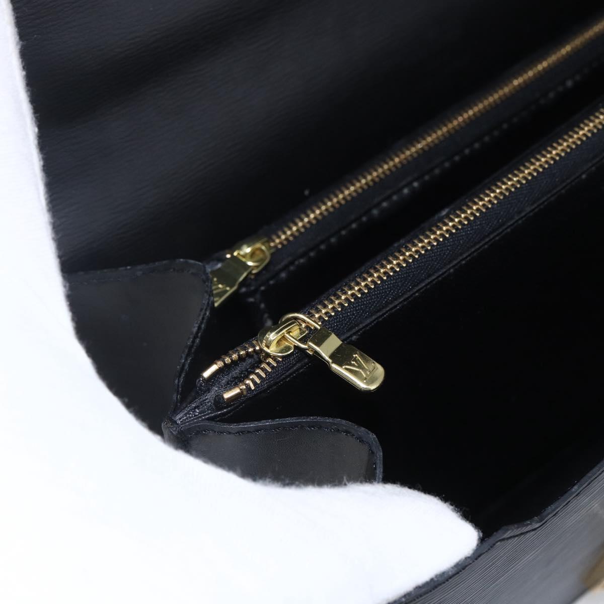 LOUIS VUITTON Epi Concorde Hand Bag Black M52132 LV Auth ep11722
