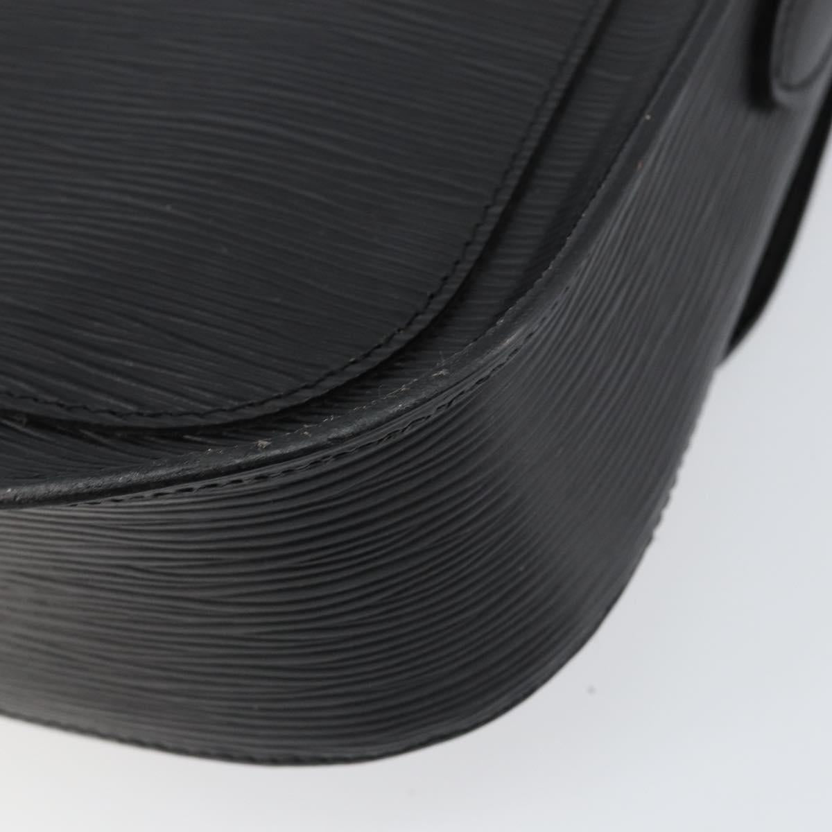 LOUIS VUITTON Epi Saint Cloud GM Shoulder Bag Black Noir M52192 LV Auth ep11725